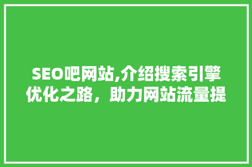 SEO吧网站,介绍搜索引擎优化之路，助力网站流量提升