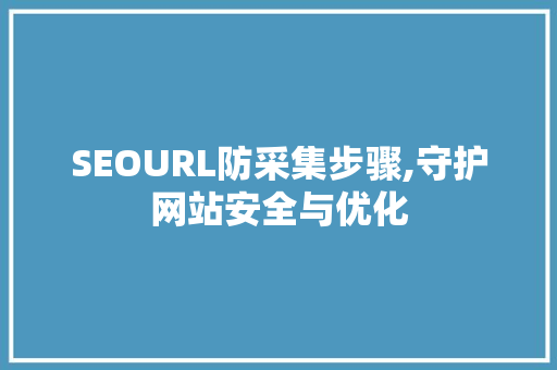SEOURL防采集步骤,守护网站安全与优化