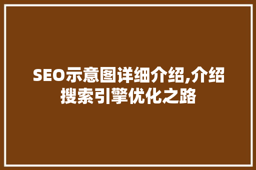 SEO示意图详细介绍,介绍搜索引擎优化之路