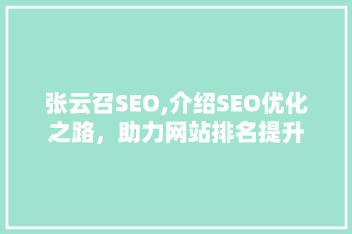 张云召SEO,介绍SEO优化之路，助力网站排名提升