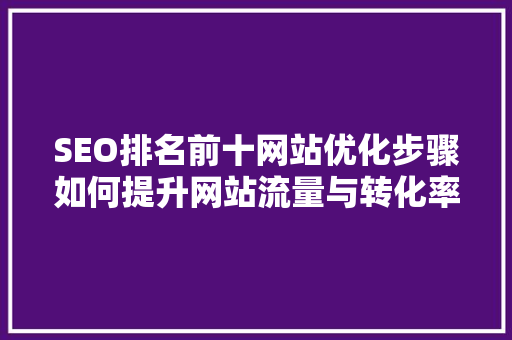 SEO排名前十网站优化步骤如何提升网站流量与转化率