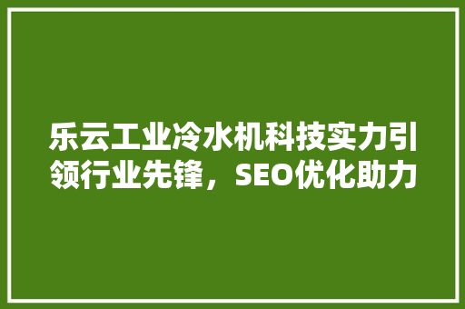 乐云工业冷水机科技实力引领行业先锋，SEO优化助力品牌腾飞