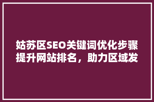 姑苏区SEO关键词优化步骤提升网站排名，助力区域发展